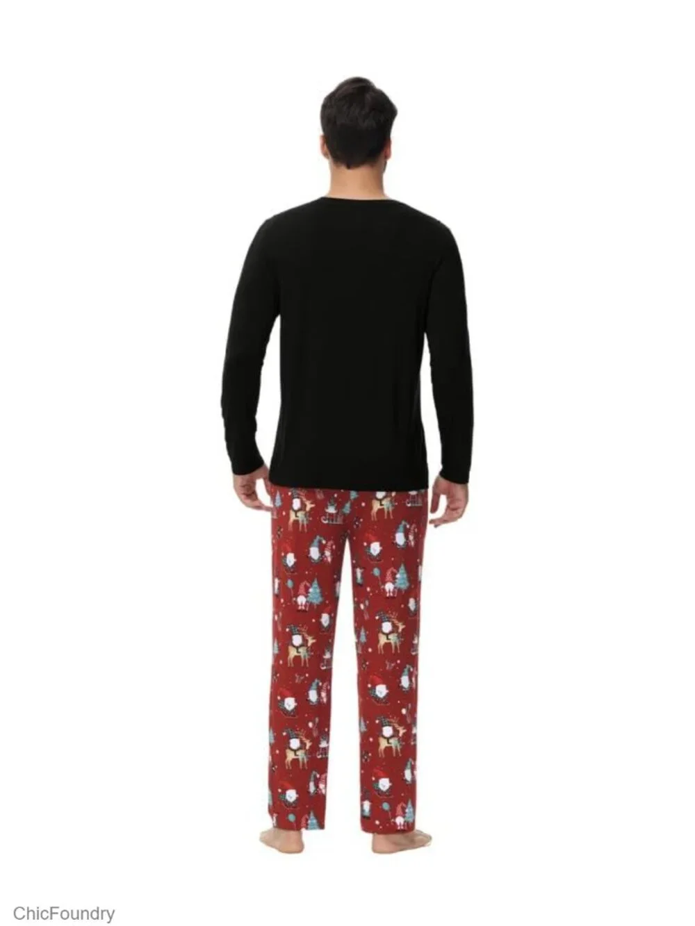 Super Soft Cooling Pajamas for Men Bamboo Viscose Long Sleeve Pj Set Loungewear